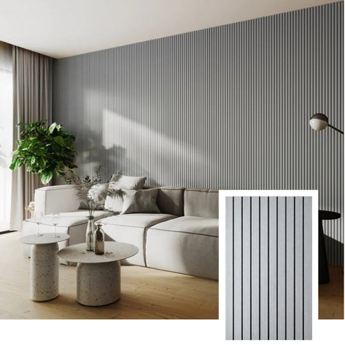 Wallora™ Professional Acoustic Slat Panel — Natural Oak (2.7 × 1.10 m)
