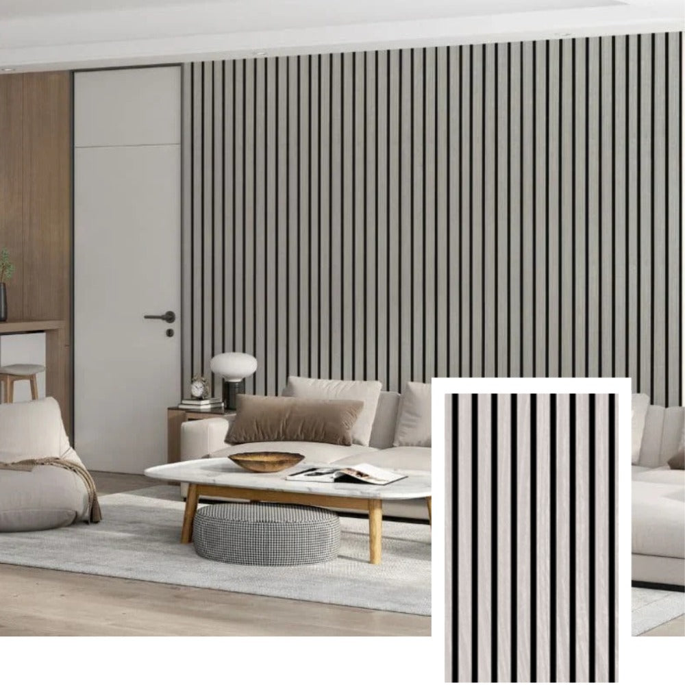 Wallora™ Professional Acoustic Slat Panel — Natural Oak (2.7 × 1.10 m)